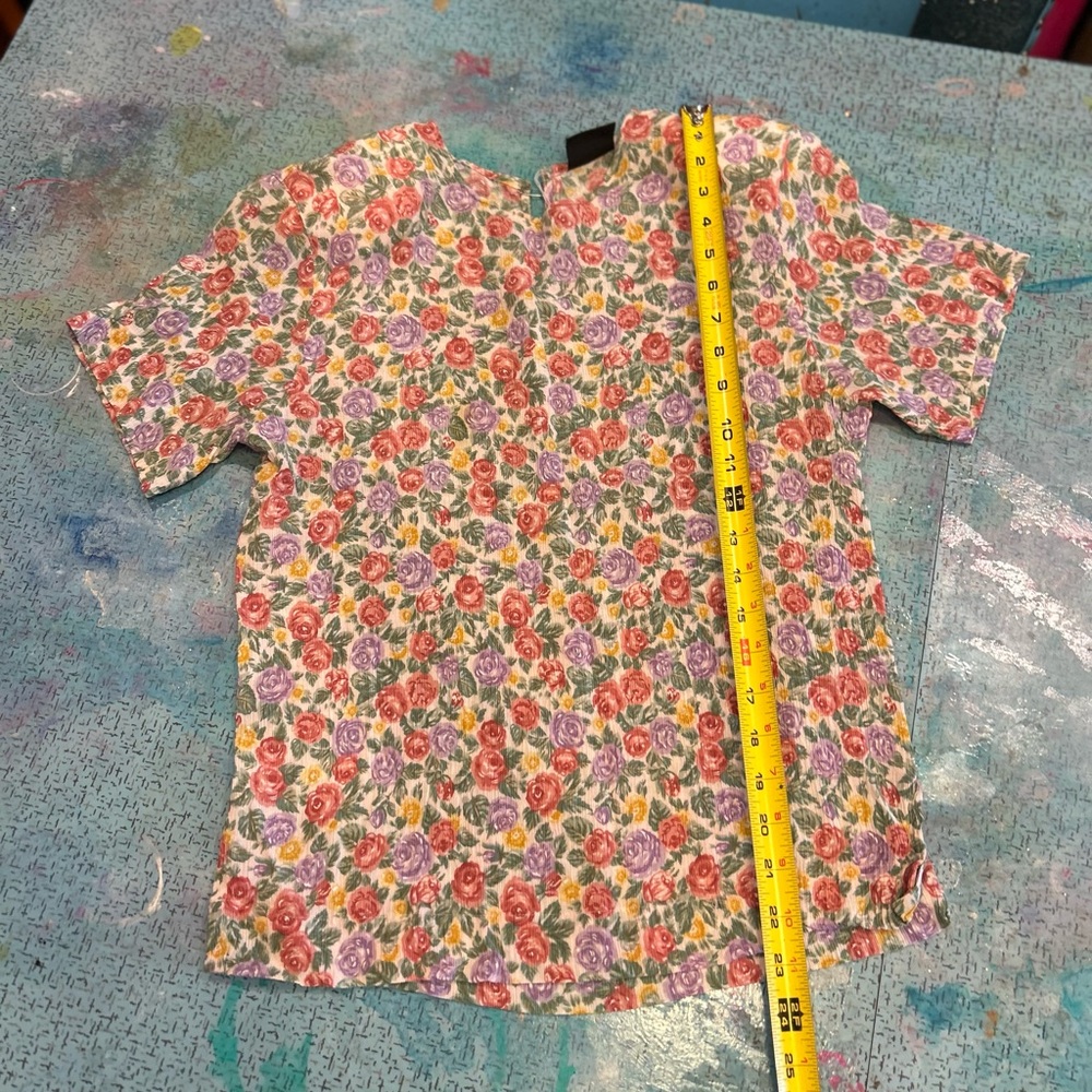 80s Floral Short Set - Picture 13 of 16